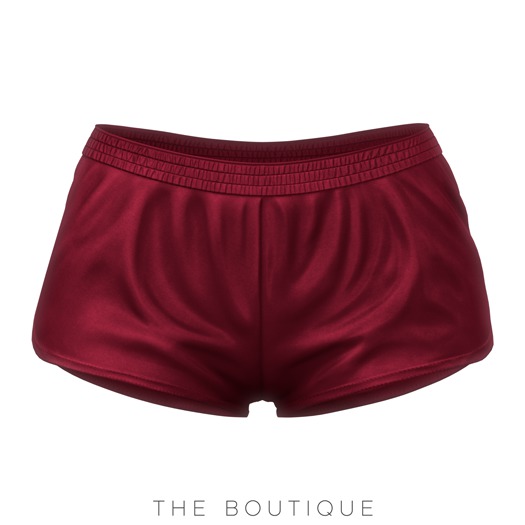 The Boutique / Clothing > Merino Wool Shorts > Mahogany Red