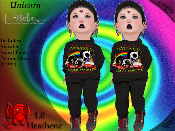 ~LH~Unicorn BB Baby(Box) Add