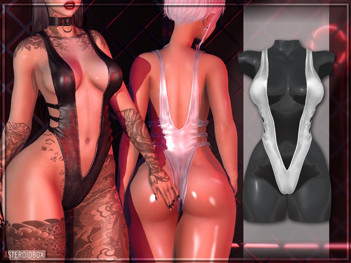 AsteroidBox. Volans Body Suit - White