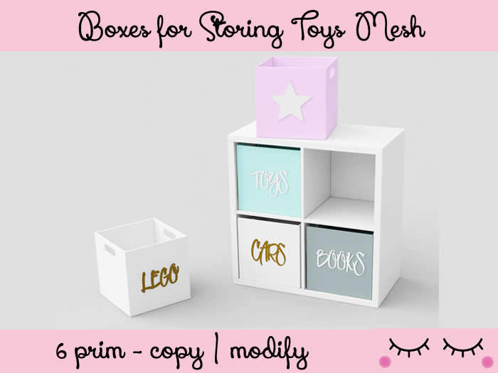 {LS} Boxes for Storing Toys Mesh 