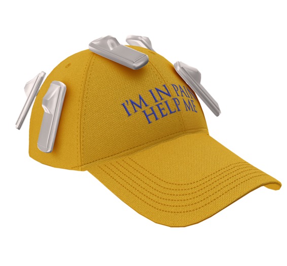 OVRSZ - Fake Brand Cap - Pain