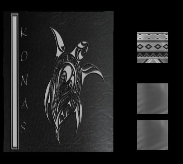 ~KONAS~ Aloha Bikini Pewter HUD (Add Me)