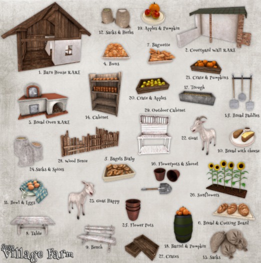 16. Sese_Village Farm_Flowerpots & Shovel