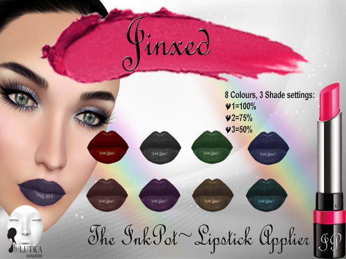 The Inkpot~Jinxed~Lelutka Lipstick Applier