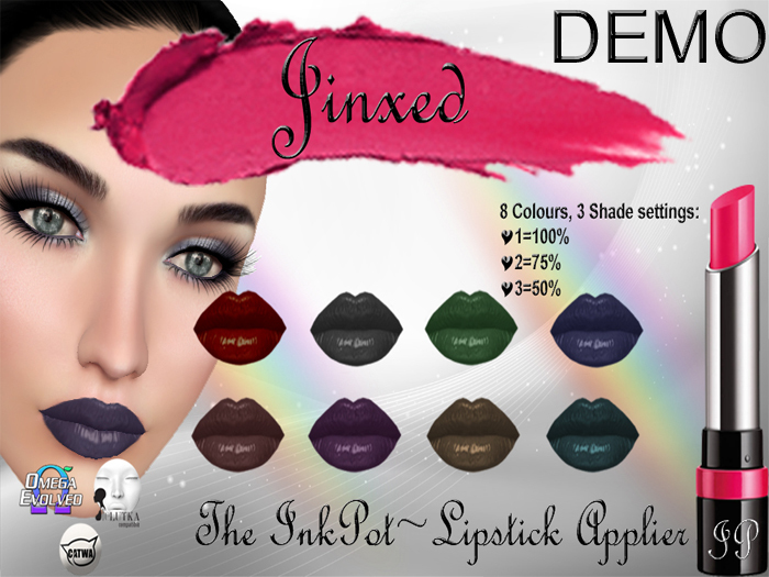 The Inkpot~Jinxed~Lipstick Applier DEMO