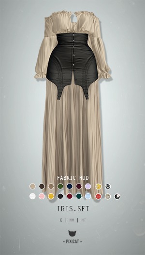 -Pixicat- Iris.Set (Black)