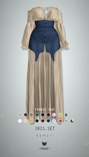 -Pixicat- Iris.Set (Blue)