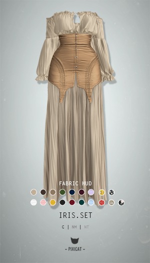 -Pixicat- Iris.Set (LightBrown)