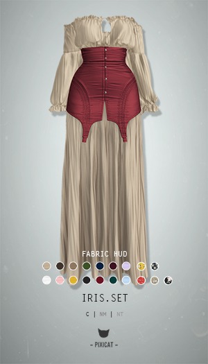 -Pixicat- Iris Set (Red)