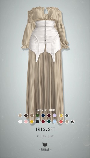 -Pixicat- Iris.Set (White)