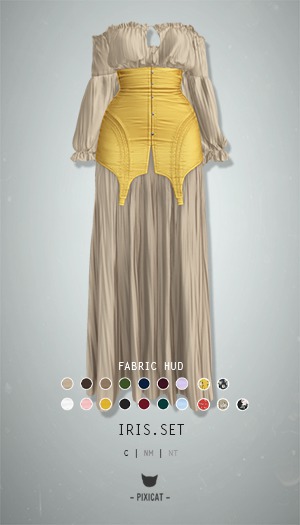 -Pixicat- Iris.Set (Yellow)