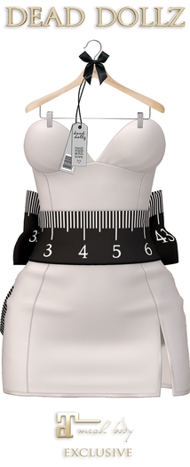 Dead Dollz - Ruler Dress - White