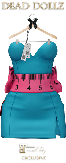 Dead Dollz - Ruler Dress - Turquoise
