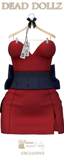 Dead Dollz - Ruler Dress - Red
