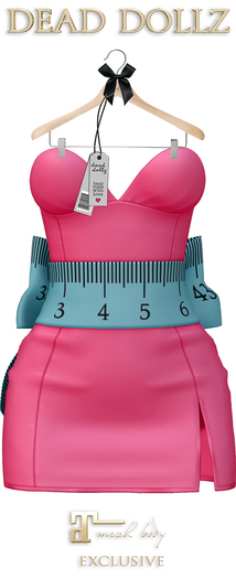 Dead Dollz - Ruler Dress - Fuchsia