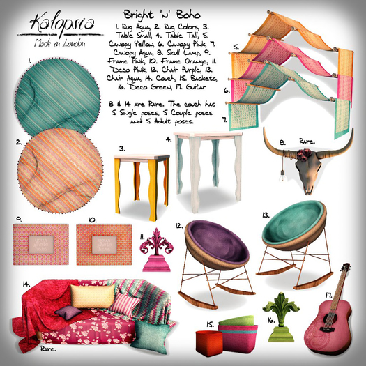 Kalopsia - Bright 'n' Boho Frame - Pink