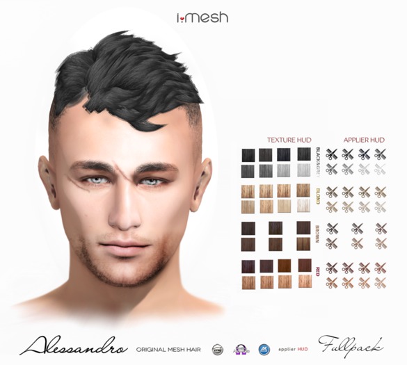 i.mesh - Alessandro hair - FULLpack