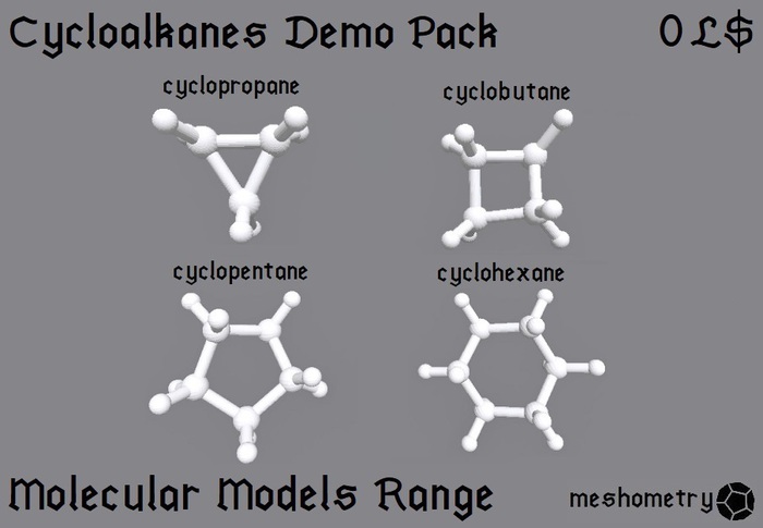 Meshometry Cycloalkanes demo