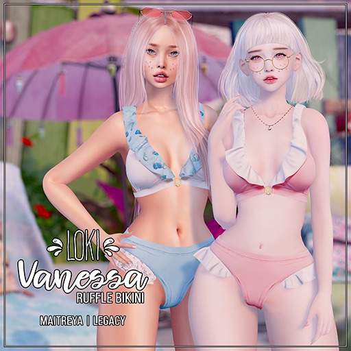 Loki - Vanessa Ruffle Bikini - Top - FATPACK