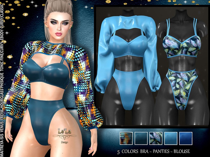 {Le'La} Tully  Cobalt Set