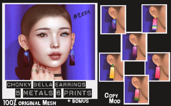 #Zexy - Chonky Bella Earrings