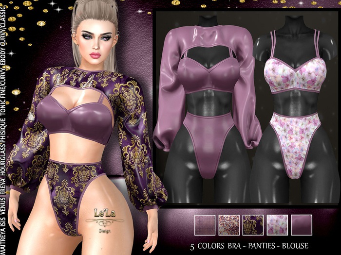 {Le'La} Tully Lavander Set 