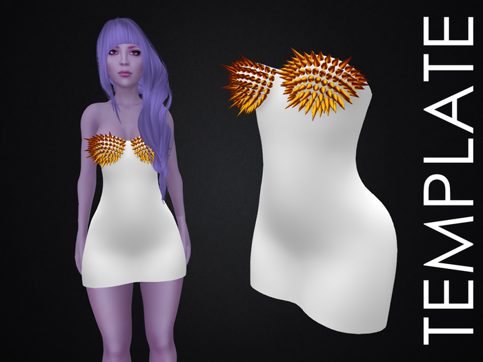 .:::Purrrfect:::. Dress "Draconia" - [TEMPLATE]