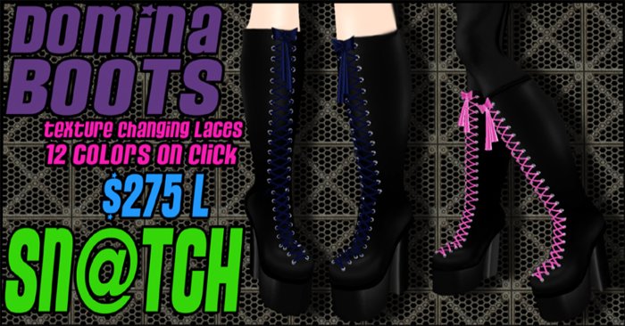 :::Sn@tch Domino Boots:::
