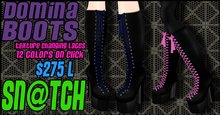 :::Sn@tch Domino Boots:::