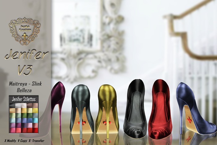 Nala Designs::Jenifer Leather Stilettos V3::