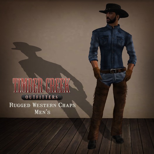[Timber Creek] Rugged Chaps-Men's-Saddle-Boxed
