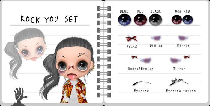 CHIBIT APPLIER ROCK YOU SET - UME (add)