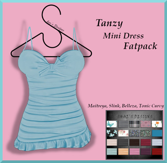 *Shae's Tanzy Dress FATPACK