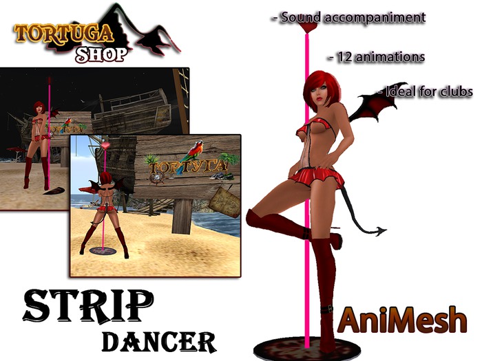 AniMesh Strip Dancer Devil