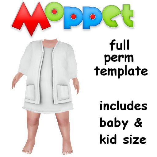 Moppet FULL PERM Dress Long Sweater Template