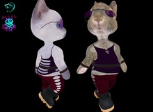 Dinkie Psy-trance Chic - PURPLE & MAROON