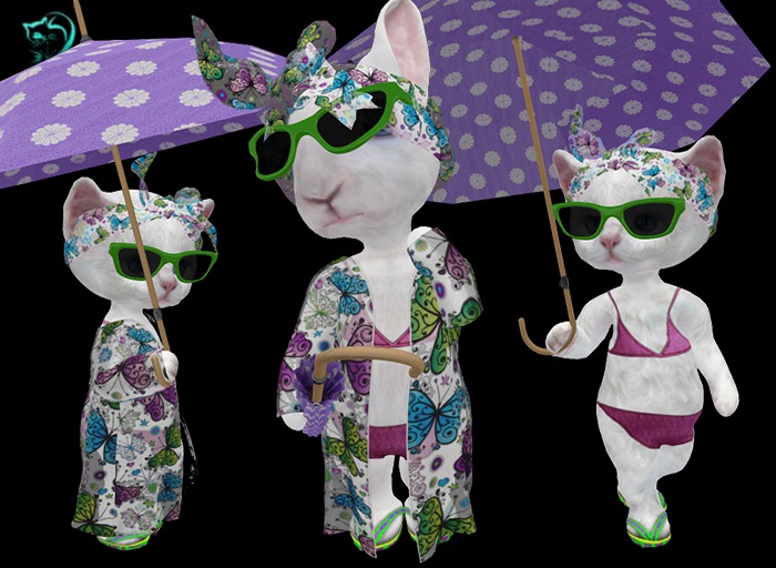 June Beach Babe - Butterflies