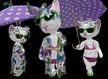 June Beach Babe - Butterflies