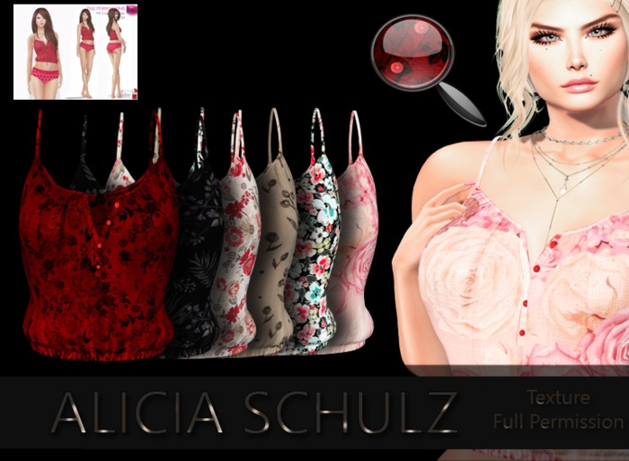 [Alicia Schulz] Texture for MI961074 MI Crop Tank Top FITMESH 1