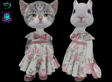 Dinkie Hydrangea Bow Dress Set