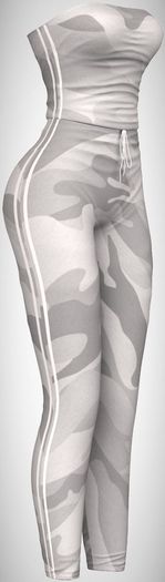 ChicModa // Kandi Sport Jumper // GRAY CAMO