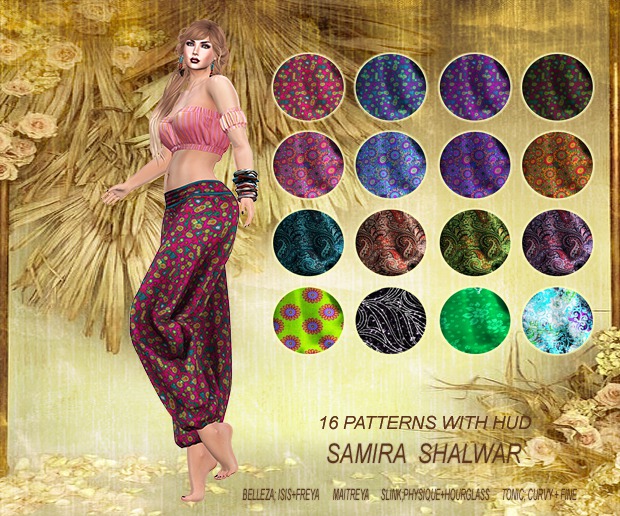 GGVG SAMIRA SHALWAR 16 PATTERNS WITH HUD