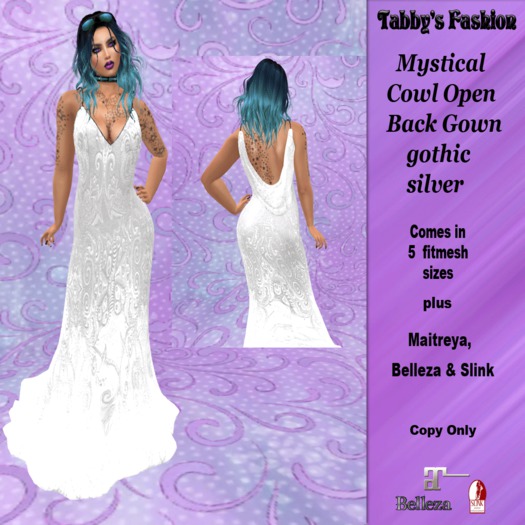 Mystical Gown shopping bag GOTHIC SILVER
