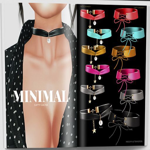 MINIMAL - Catty Choker I  *3*