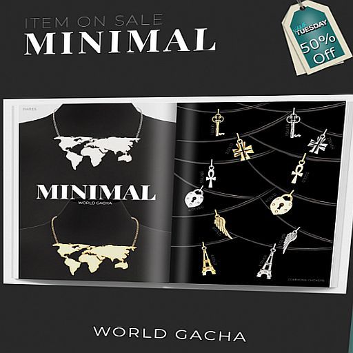 MINIMAL - World Necklace *2* Gold
