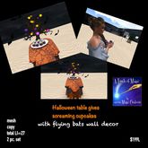 ***Halloween table & screaming cupcakes-crate