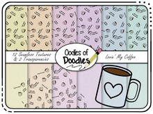 Oodles of Doodles - Lovin' My Coffee Seamless Textures