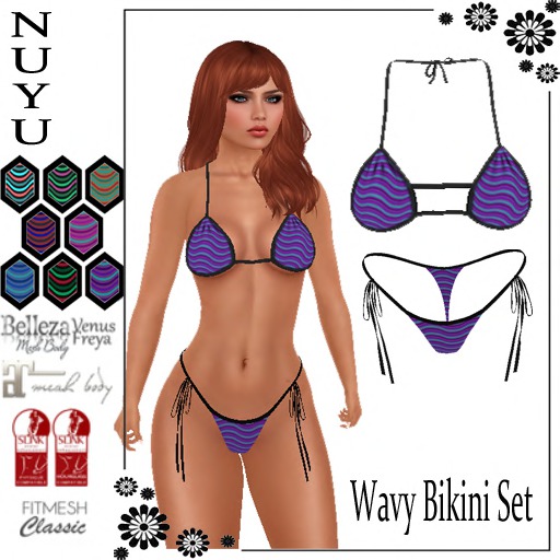 NUYU Wavy Bikini Set