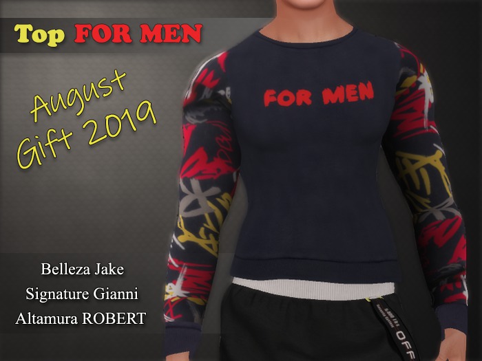 [Luntik] Top "FOR MEN" August Gift 2019