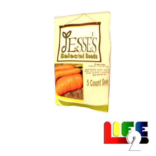 [Life2] 5 Carrot Seeds Packet